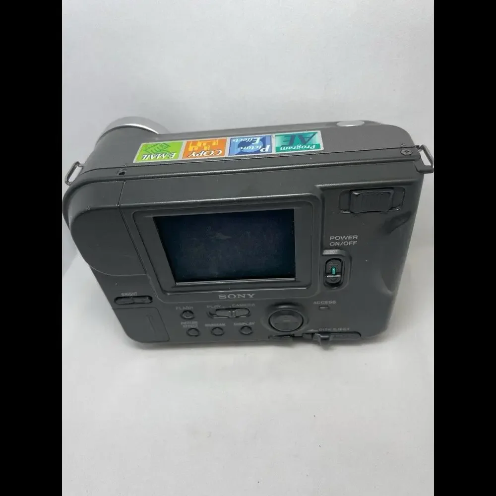 Sony Mavica MVC-FD73 10X Optical Zoom Digital Still Camera Turns On Parts Repair